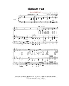 God Made It All - Children's Choral (PDF download)