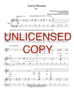 God of Wonders Simply Majesty Version Trax (MP3 download)