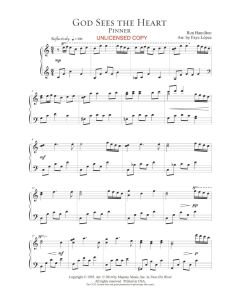 God Sees the Heart - Faye Lopez Piano Solo (PDF download)