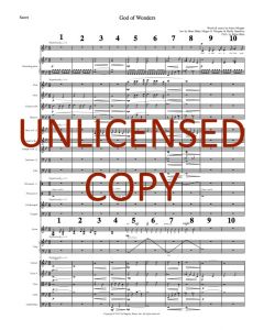 God of Wonders Octavo Orchestration (PDF download)