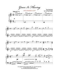 Grace is Flowing - Faye Lopez Piano Solo (PDF download)