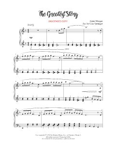 The Greatest Story - Gina Sprunger Piano Solo (PDF download)