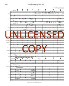 The Greatest Story Ever Told Octavo Orchestration (PDF download)