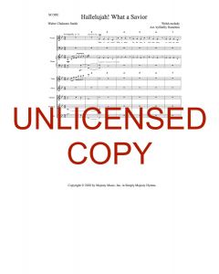 Hallelujah! What a Savior Orchestration Simply Majesty Version (PDF download)