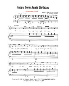 Happy Born Again Birthday - Children's Choral (PDF download)