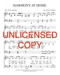 Harmony at Home - Patch Praises (PDF download)