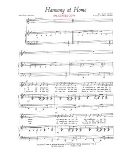 Harmony at Home - Children's Chorl (PDF download)