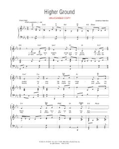 Higher Ground - Vocal Solo (PDF download)