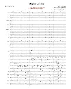 Higher Ground Octavo Orchestration (PDF download)
