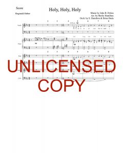 Holy, Holy, Holy Orchestration (Simply Majesty Version) (PDF download)