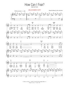How Can I Fear? - Solo w/ Optional Duet (PDF download)