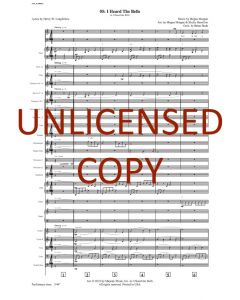 I Heard the Bells Choral Book Orchestration (PDF Download)