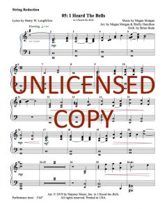 I Heard the Bells String Reduction (Choral Book)  (PDF download)