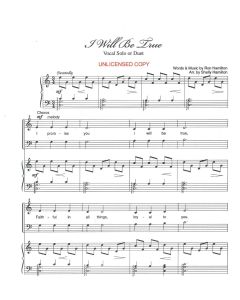 I Will Be True - Wedding Duet (PDF download)