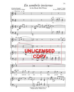 En sombrio invierno (In the Bleak Mid-Winter)