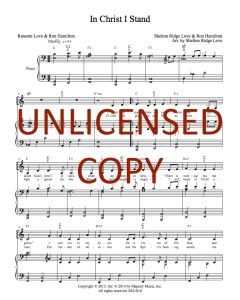 In Christ I Stand Piano/Vocal with Guitar (PDF download)