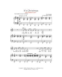 It's Christmas - Children's Christmas (PDF download)