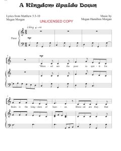 A Kingdom Upside Down - Children's Choral (PDF download)