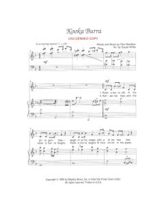 Kooka Burra - Children's Choral (PDF download)