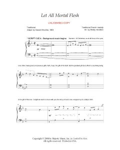 Let All Mortal Flesh - Choral (PDF download)