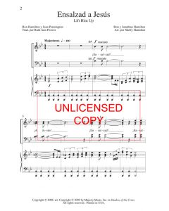 Ensalzad a Jesus (Lift Him Up) 