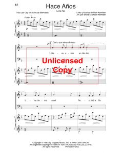 Hace Anos (Long Ago)
