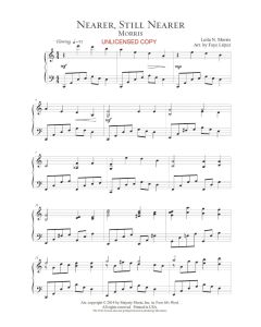 Nearer, Still Nearer - Faye Lopez Piano Solo (PDF download)