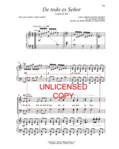 De todo es Senor (Lord of All) 