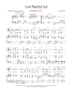 Love Reached Out - Vocal Solo (PDF download)