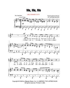 Me, Me, Me - Children's Choral (PDF download)