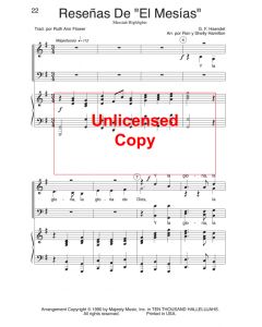 Resanas de "El Mesias" (Messiah Highlights)