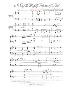 I Sing the Mighty Power of God - Shelly Hamilton Piano Duo (PDF download)