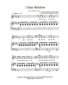 I Hate Mistletoe - Children's Choral (PDF download)