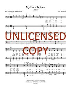 My Hope Is Jesus - Hymn Style (PDF download)