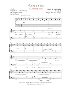 Noche de paz - Silent Night - (PDF download)