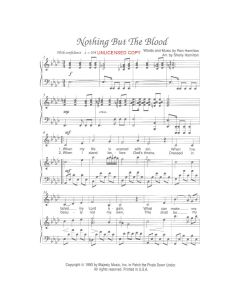Nothing But the Blood - Children's Choral (PDF download)