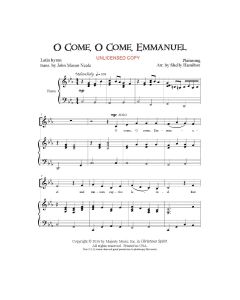 O Come, O Come, Emmanuel - Children's Christmas (PDF download)