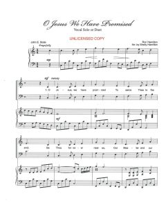 O Jesus, We Have Promised - Wedding Duet (PDF download)