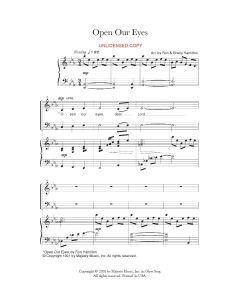 Open Our Eyes - Choral Medley (PDF download)