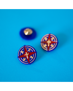 PeeWee Club Compass Pin Award 