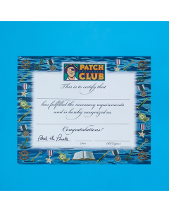 Nautical Theme Certificate (Quantity: 1)