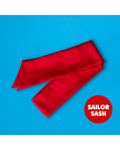 Red Sailor's Sash - Cannot ship Media Mail