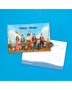 Postcard - The Adventure of Patch the Pirate