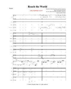 Reach the World - Orchestration (PDF download)