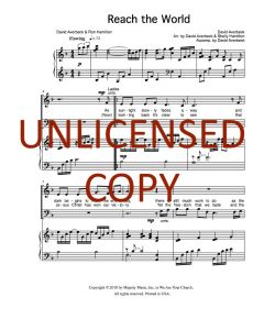 Reach the World- Piano/Vocal (PDF download)