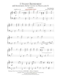 I Stand Redeemed/Redeemed, How I Love to Proclaim It - Faye Lopez Piano Solo (PDF download)