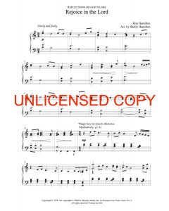 Rejoice in the Lord Solo Piano (PDF download)