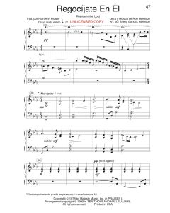 Regocijate en el (Rejoice in the Lord)