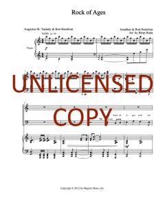 Rock of Ages Piano/Vocal (PDF download)