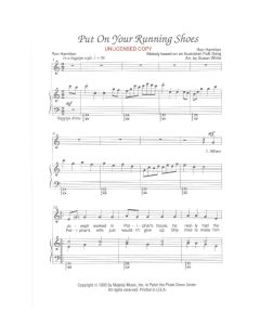 Put On Your Running Shoes - Children's Choral (PDF download)